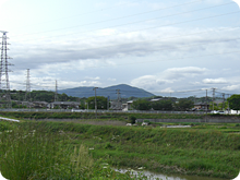 下川の風景